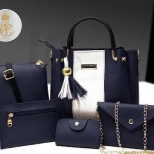 Women Shoulder Bag With Hand Bag 5 Piece Set