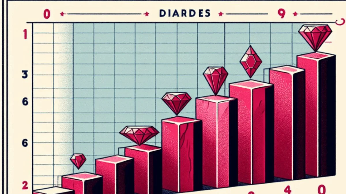 What is the most hardness scale for rubies