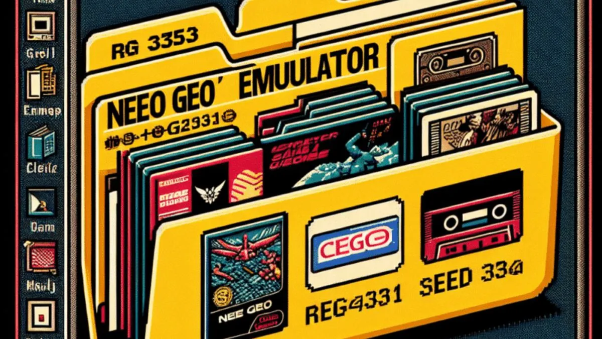 What is the neo geo emuator folder rg353