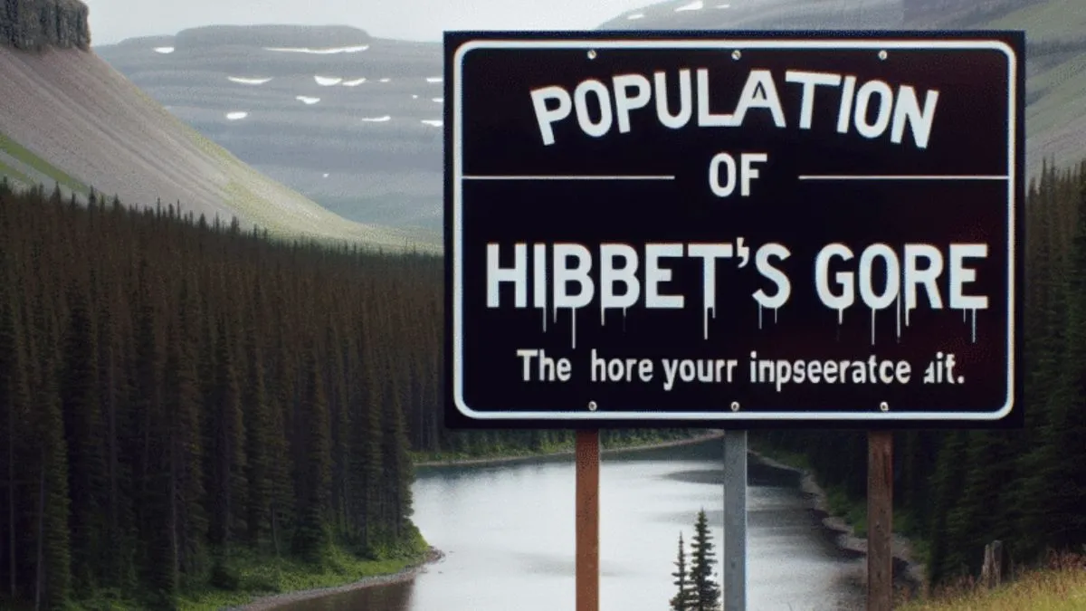 What is the population of hibberts gore